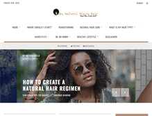 Tablet Screenshot of mynaturalblackhair.com